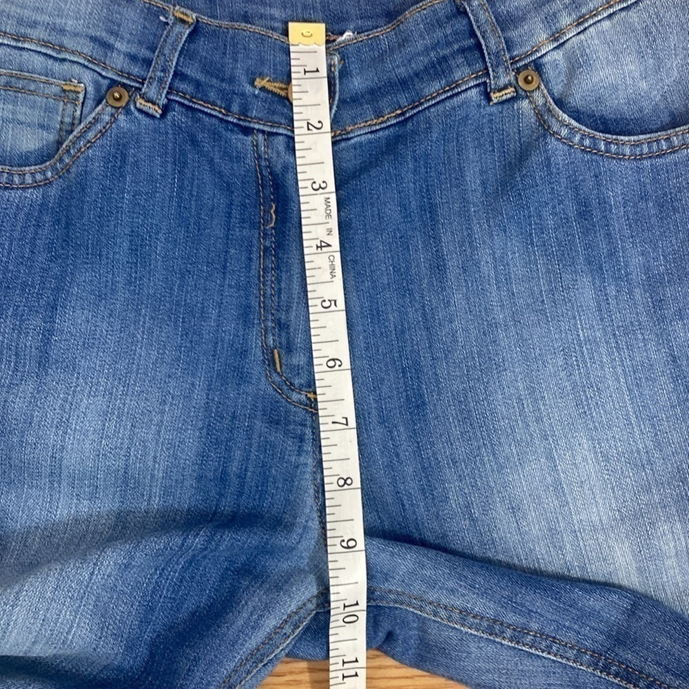 Crochet Patched High Rise Straight Leg Jeans - Picture 11 of 15
